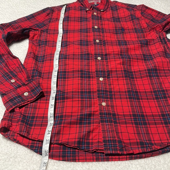 Ralph Lauren Boys Checked Button-Up Shirt, EUC, Size XL (18-20) - Picture 5 of 8